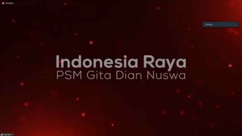 Pemutaran Lagu Indonesia Raya